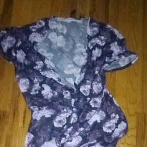 Beautiful Throw Over Silk Blouse